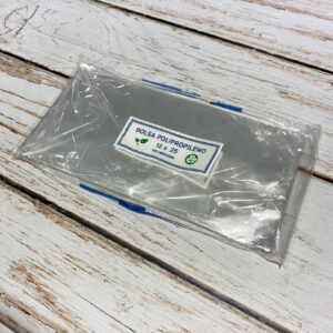 Bolsa polipropileno 12x25 cm.