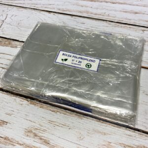 Bolsa polipropileno 17x25 cm.