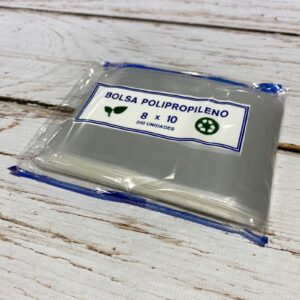 Bolsa polipropileno 8x10 cm. x 200 u.