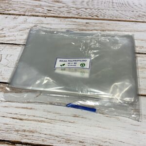 Bolsa polipropileno 20x30 cm.