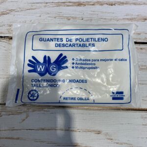 Guantes de Polietileno x 100 u.
