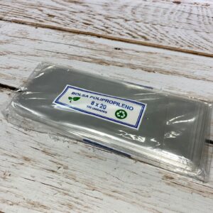 Bolsa polipropileno 8x20 cm.