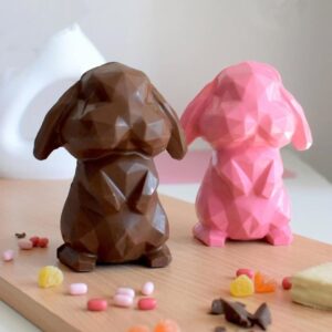 Set de 2 Moldes Placas  PARPEN  Conejo Facetado