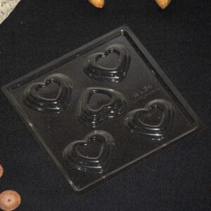 Molde Bombón Acetato  Corazón 3D IMP.
