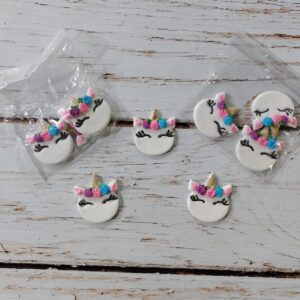 Pastillaje unicornio x4