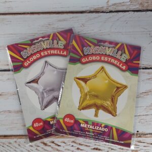 Globo estrella metalizado
