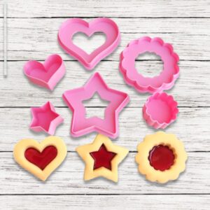 Cortante galletas rellenas MULTI SET X3 Cortante + Stamp cod 1646