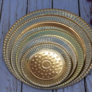 Bandeja Dorada Redonda  N° 38