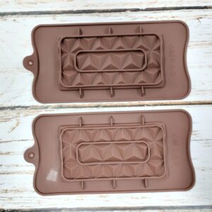 Molde Silicona Tableta Chocolate Triángulos IMP. 7166