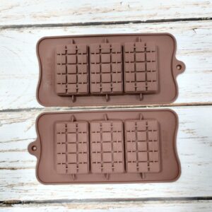 Molde Silicona Tableta Chocolate x3 Cuadradas IMP.7167