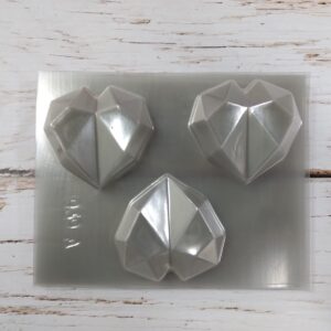 Molde  de acetato corazón diamante 939A IMP.