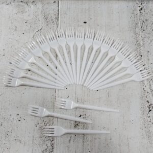 Tenedores Blanco x 25u.