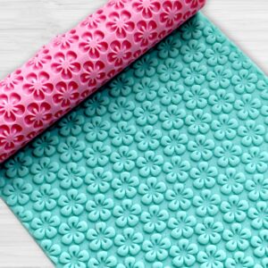rodillo texturado florcitas tropicales  cod 158-A073