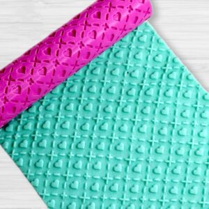 rodillo texturado corazones patchwork  cod 158-A047