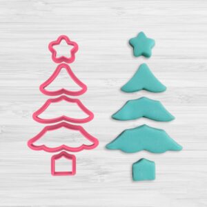 Arbol navidad cortante 5 piezas cod.1284