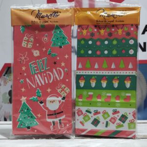 Bolsitas con Fuelle Navidad x 10 u. 10778