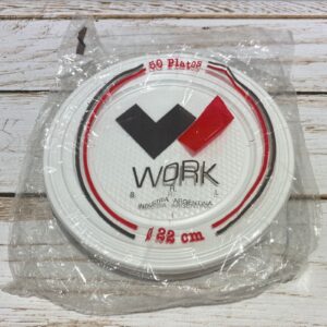 Platos Grande Blanco x 50