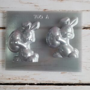 Molde Acetato Conejo con Huevo 705A  IMP.