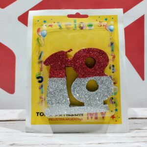 Vela c/Brillo RIVER PLATE N° 18 Art. 21309