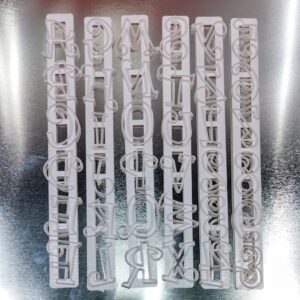 Cortantes en Regla - Letras y Números - FUNKY 4 cm. IMP.