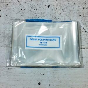Bolsa Polipropileno 12x35 cm.