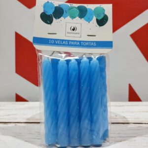 Veloncito x 10 celeste 9 cm. IMP: 22980
