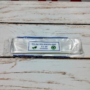 Bolsa polipropileno 4x20 cm. x 200 u.