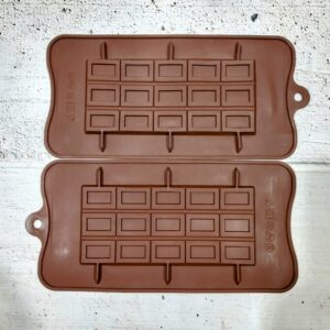 Molde Silicona Tableta Chocolate Rectángulo con Huecos IMP.25307