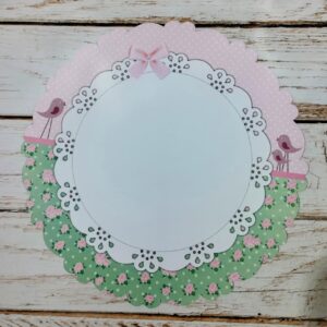 Blondas Fantasías Multiuso Para Tortas o Plato de Sitio Pajarito.