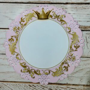 Blondas Fantasías Multiuso Para Tortas o Plato de Sitio Corona.