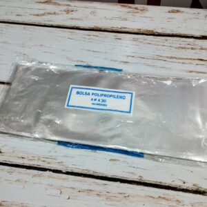 Bolsa Polipropileno 12x30 cm.