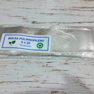 Bolsa Polipropileno 6x20 cm.