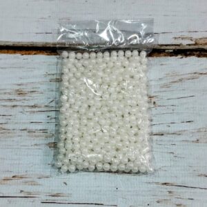 Perlas Comestibles Blancas Perladas Pequeñas.