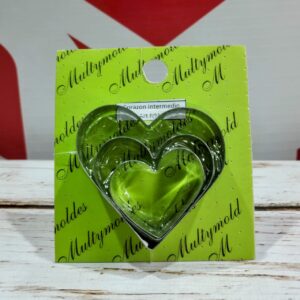 Cortante Corazón Multy x 3 Unid.  Intermedio  C.A. 24908