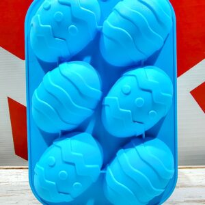 Molde Silicona para 6 Huevos de Pascua Fantasía Nro. 7 IMP. 33000
