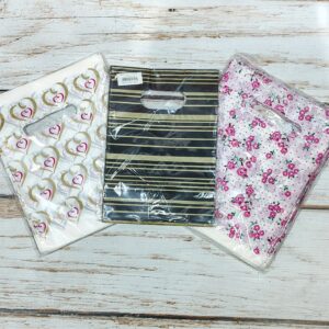 Bolsa Riñon Plástica Estampadas 13x18 y 15x20 cm. x 50 u.