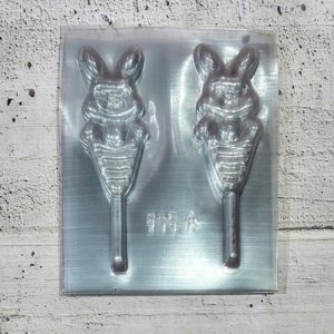 Molde Acetato Paleta Chupetín Conejo Cono 955 IMP.