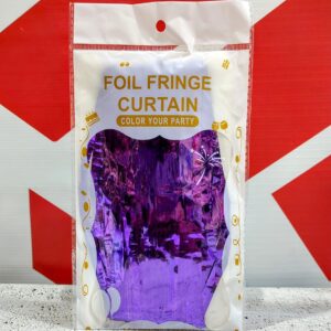 Cortina Metalizada Morada IMP. 37122