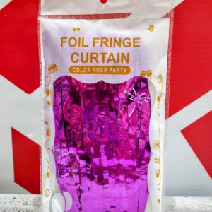 Cortina Metalizada Fucsia IMP. 37129