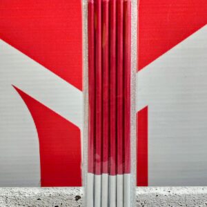 Vela 15 cm. Blister x 6 unid. Metalizadas Roja IMP. 37096