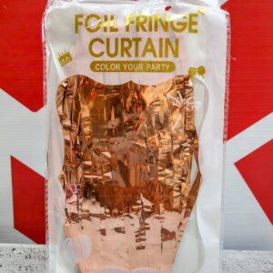 Cortina Metalizada Rosa Gold IMP. 37120