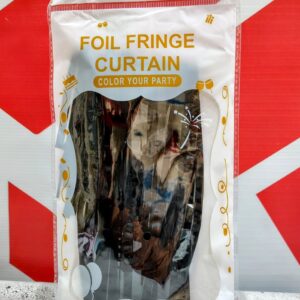 Cortina Metalizada Negra IMP. 37125