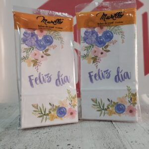 Bolsitas con Fuelle Feliz Día x 10 u.