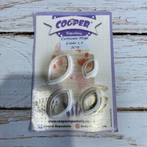 Cortante hojas lisas x 4 Nro. 8 cooper