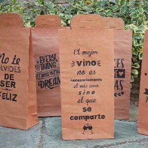 Bolsas Riñon Kraft IMPRESA / LISA N° 7 19X40X9 cm.