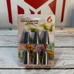 SET 6 PICOS PASTELEROS SURTIDOS PROFESIONAL GRANDE 43261