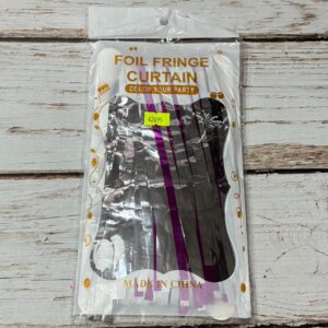 Cortinas Metalizada Bicolor  Plata/Fucsia  IMP. 42095