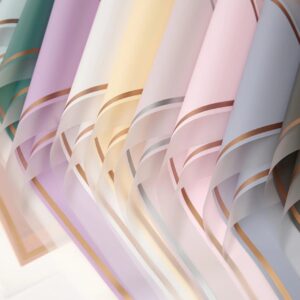 Papel Tipo Vegetal Borde Dorado IMP 41429