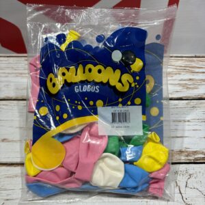 Globos Látex Multicolor X 50 Unid. BALLONS 39155