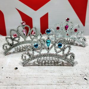 Tiara Peineta Plástica Plateada IMP. 39752